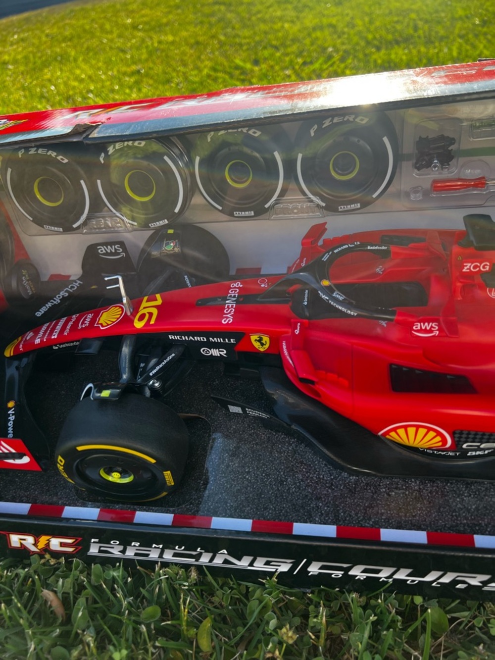 Ferrari Red RC Racing Car - Kids Remote Control Vehicle - Picture 7 of 8